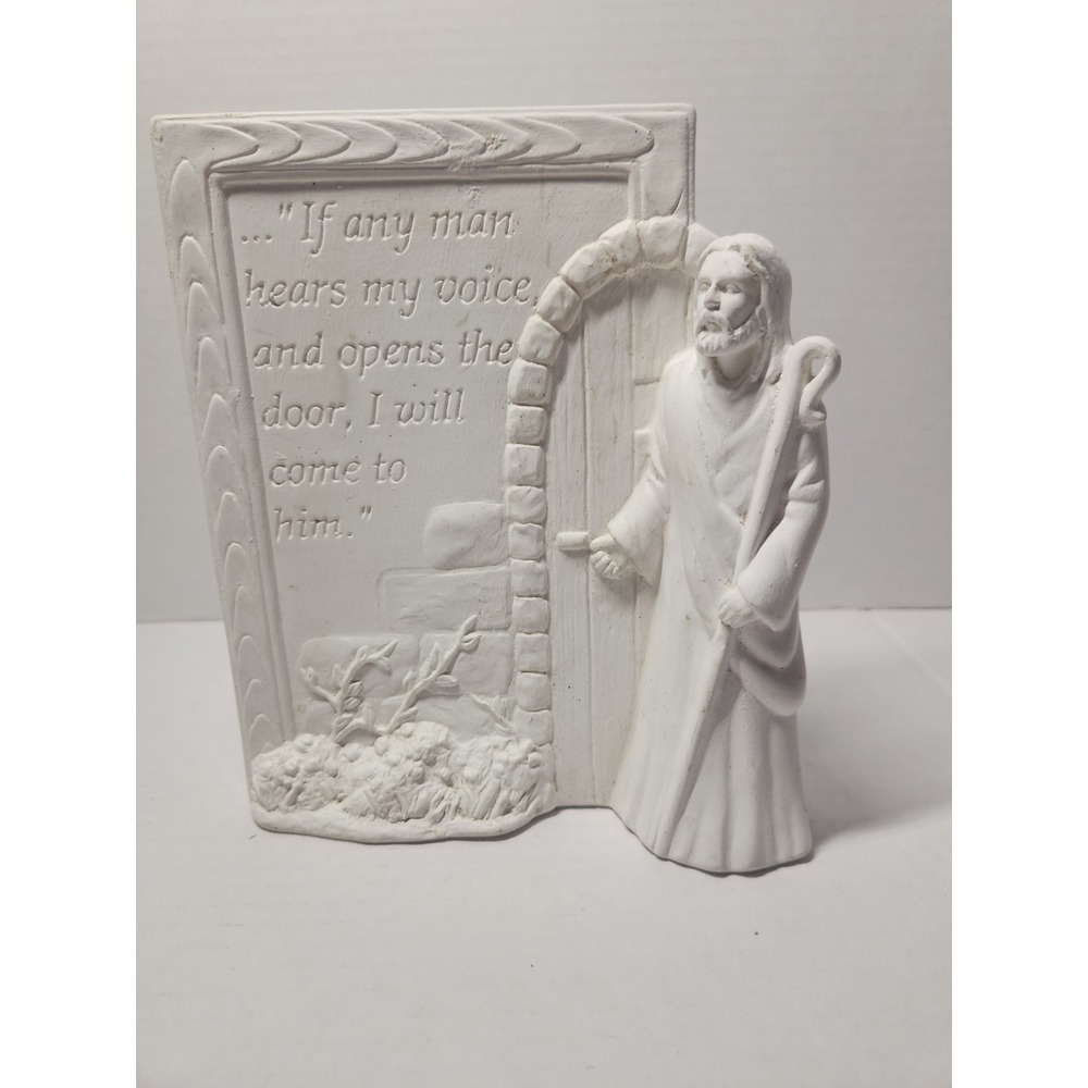 Christ Knocking at The Door Ceramic‎ Bisque, Ready to Paint